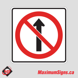 Rb-10 · No Straight, Regulatory Signs