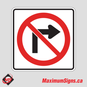 Rb-11 · No Right Turns, Regulatory Signs