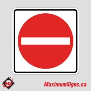 Rb-19 · Do Not Enter, Regulatory Signs