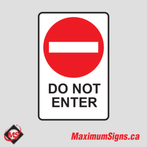 Rb-19m · Do Not Enter (With Text), Regulatory Signs