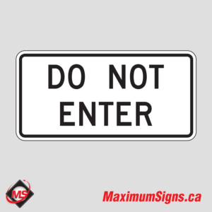 Rb-19t · Do Not Enter, Regulatory Signs