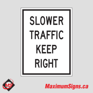 Rb-34 · Slower traffic keep right