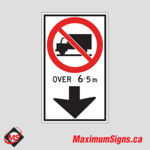 Rb-40 · No Trucks over 6.5m Height, Regulatory Signs