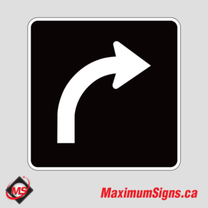 Rb-42 · Right Turn, Regulatory Signs