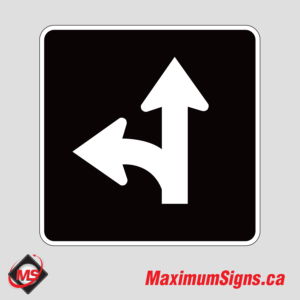 Rb-43 · Left/Straight, Regulatory Signs