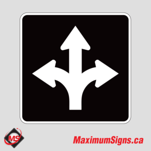 Rb-46 · Left/Straight/Right, Regulatory Signs