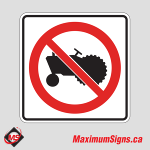 Rb-60 · No Farm Equipment, Regulatory Signs