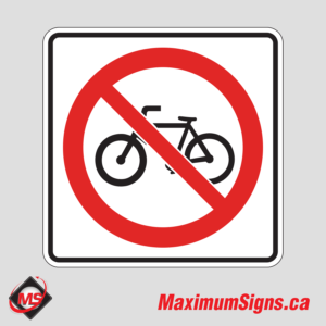 Rb-67 · No Bicycles, Regulatory Signs
