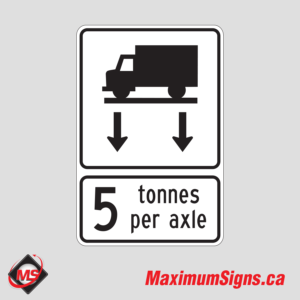 Rb-76 · Load Restriction, Regulatory Signs
