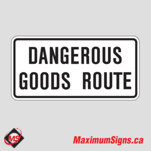 Rb-82t · Dangerous Goods Route, Regulatory Signs