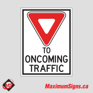 Rb-91 · Yield To Oncoming Traffic, Regulatory Signs