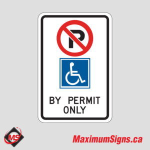 Rb-93 · Parking By Permit Only, Regulatory Signs
