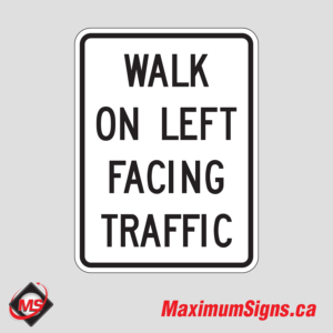 Rc-1 · Walk on left facing traffic