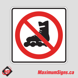 Rc-10 · No Rollerblading, Regulatory Signs