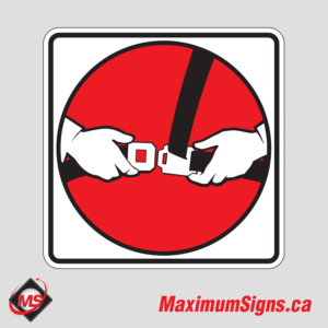 Rc-13 · Seat Belt, Regulatory Signs