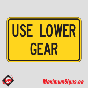 Wa-21t · Use Lower Gear, Warning Signs