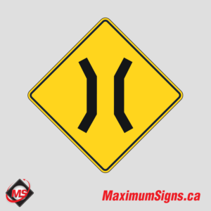 Wa-24 · Narrow Road Ahead, Warning Signs