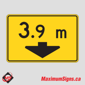 Wa-27 · Height Restriction Down, Warning Signs