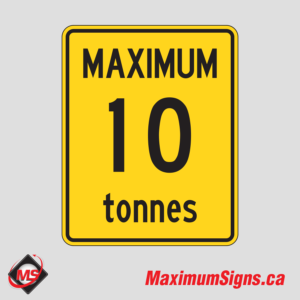 Wa-63 · Maximum 10 Tonnes, Warning Signs