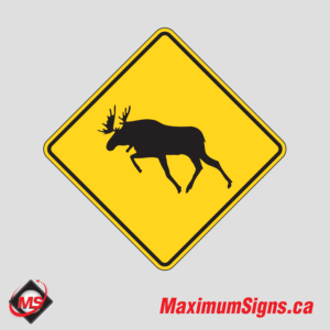 Wc-12 · Moose Crossing, Warning Signs