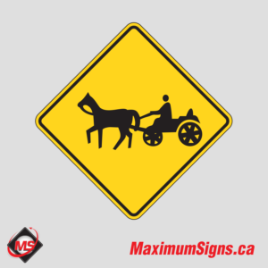 Wc-23 · Horse And Carriage Crossing, Warning Signs