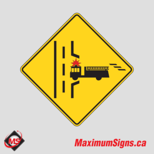 Wc-25R/L · Fire Truck Entrance R/L, Warning Signs