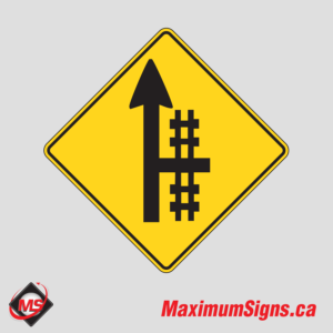 Wc-4b · Railroad Crossing Turn, Warning Signs