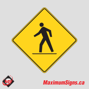 Wc-7 · Pedestrian Crossing, Warning Signs