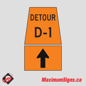 Tc-10c L/R • Detour Vertical Arrow, Construction