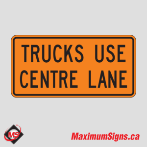 Tc-11t • Trucks Use Centre Lane, Construction
