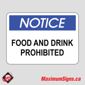 IS-49 · NOTICE - Food and drink prohibited