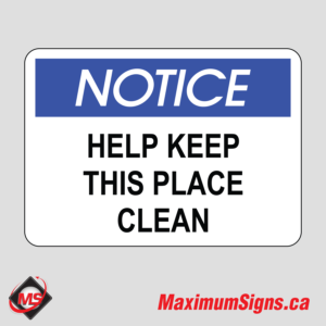 IS-50 · NOTICE - Help keep this place clean