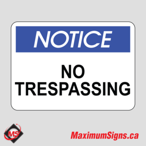 IS-75 · NOTICE - No trespassing