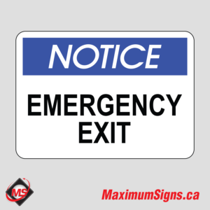 IS-79 · NOTICE - Emergency exit