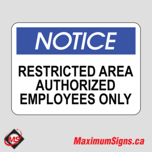 IS-80 · NOTICE - Restricted area authorized employees only