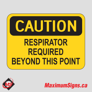 IS-41 · CAUTION - Respirator required beyond this point